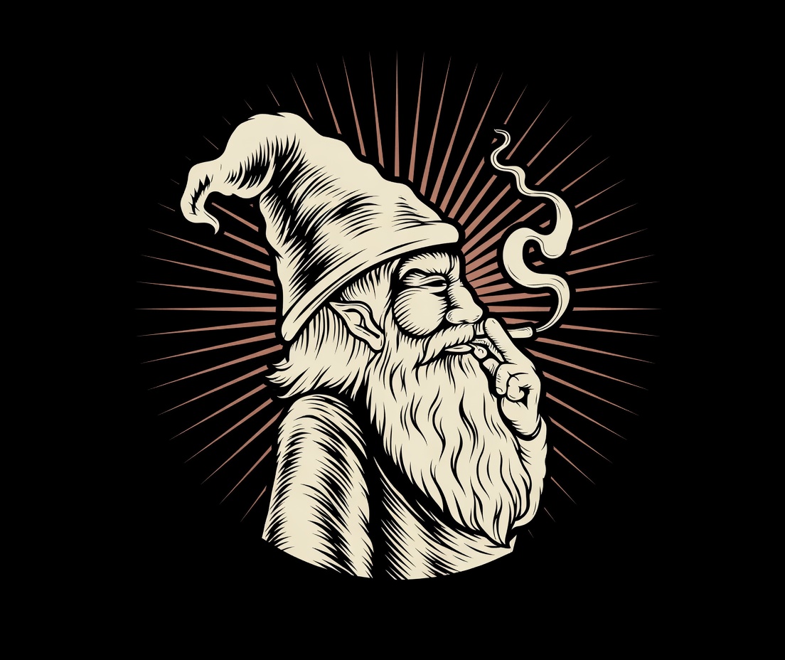 Haus the Gnome, Protector of the Flame, pipe lit